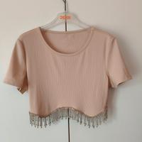 top con maniche corte misura S