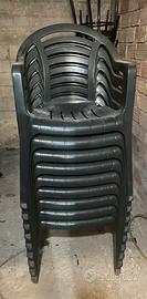 Sedie da girdino 9 plastica