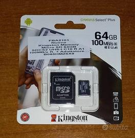 scheda sd kingston 64 gb NUOVA