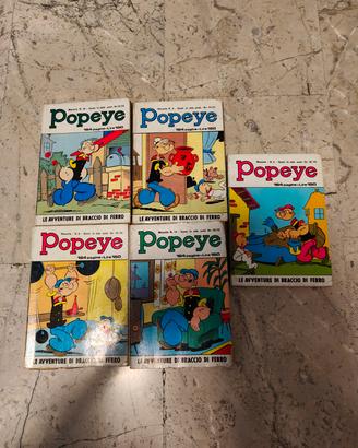 Lotto fumetti popeye vintage