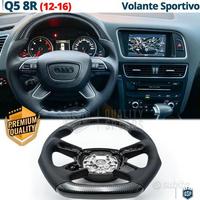 VOLANTE Sportivo Per Audi Q5 8R Carbonio e Pelle
