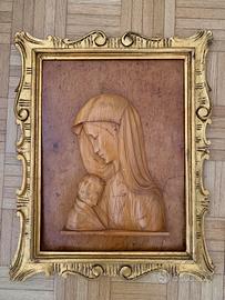 Quadro con cornice in legno