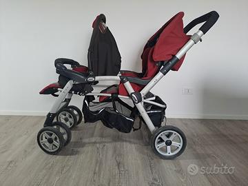 passeggino gemellare trio Janè Twin Two 