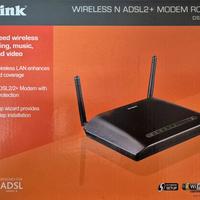 Modem Router Wireless N ADSL2+ D-Link, modelloDSL