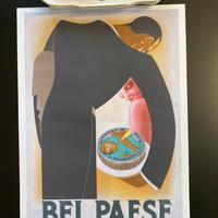 Bel paese Galbani Poster grande quadro cucina