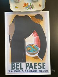 Bel paese Galbani Poster grande quadro cucina