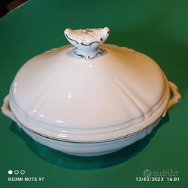 Ceramica Richard Ginori anni 50, bordo oro