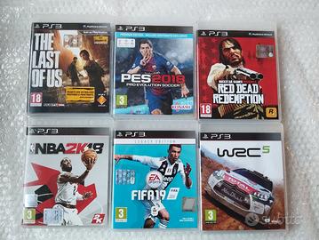 Giochi PlayStation 3 FIFA NBA Red Dead WRC