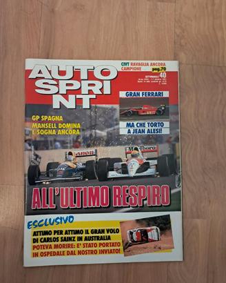 Autosprint 1991 Lancia Delta Evoluzione Incidente