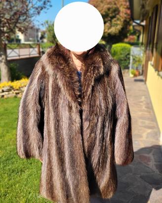 Pelliccia da donna vera marmotta