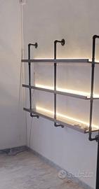 Mensola da parete  con luci led