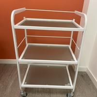 Carrello portaoggetti estetista/parrucchiere