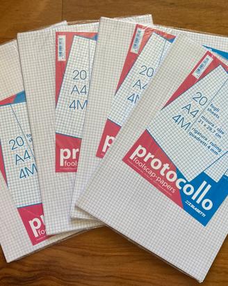 Fogli a protocollo