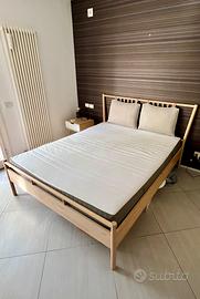 Letto matrimoniale 160x200 con materasso