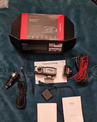 Dashcam doppio dash cam 4k + 1080p full hd
