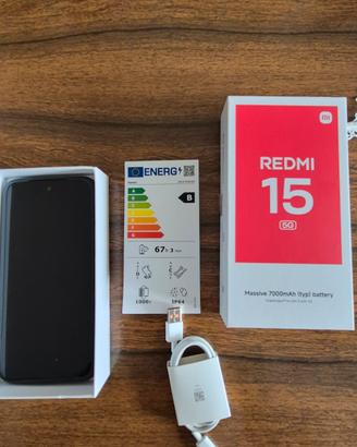Smartfhone Xiaomi Redmi 15 5g mem 256 black 