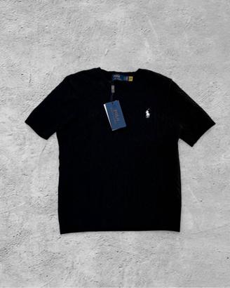 Polo Ralph Lauren Treccia-Nera-Taglia xs/s
