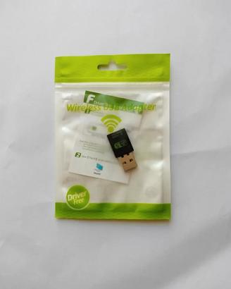 Adattatore Wifi USB RTL 600Mbps 2,4/5Ghz + BT 4.2