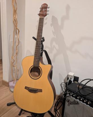 Chitarra acustica amplificabile 