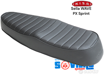 Sella NISA modello WAVE Nera Vespa 125 150 200 PX