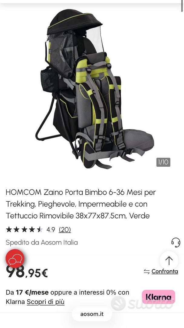 Zaino HOMCOM Sports In vendita a Roma