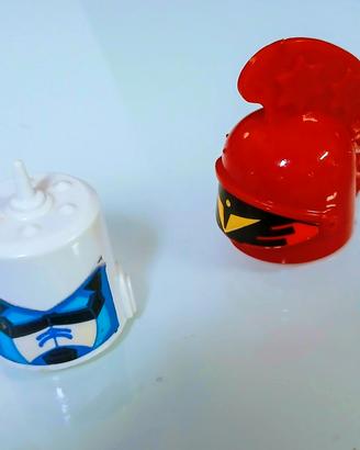 Testa Elmetto Casco Robot Componibili Vintage 80 