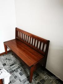 Panca Grattarola, legno massello