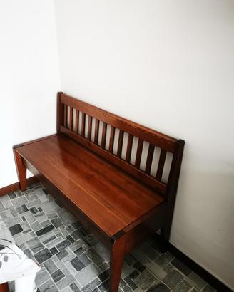 Panca Grattarola, legno massello