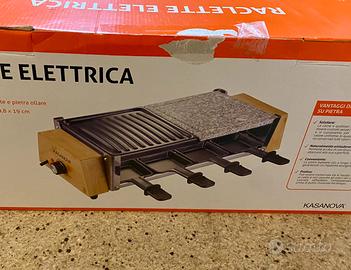 Raclette elettrica piastra