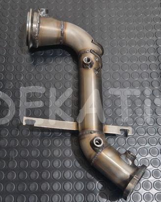 DOWNPIPE INOX Ø 60mm TUBO DPF GIULIA STELVIO 2.2