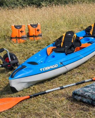TOBAGO  kayak 3 posti touring compresi ACCESSORI