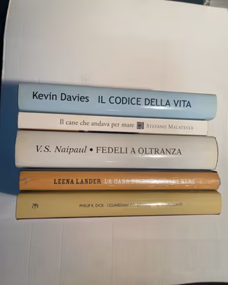 Lotto 5 libri – Naipaul, Dick, Malatesta, Davies