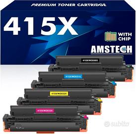 Kit Completo 4 Toner Colore HP 415X