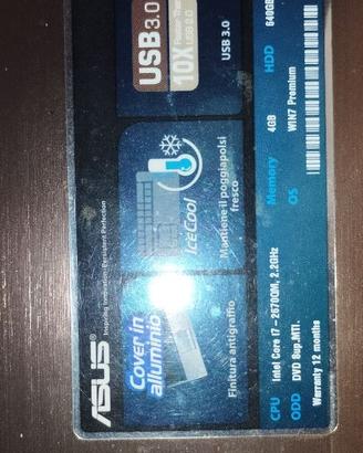 Notebook  asus k53s