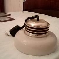 Coppia di lampade vintage in vetro