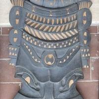 Maschera etnica in legno