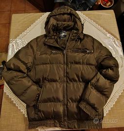 giubbotto imbottito uomo con cappuccio tg M