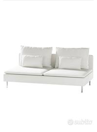 Divano sfoderabile lavabile Soderhamn Ikea Bianco
