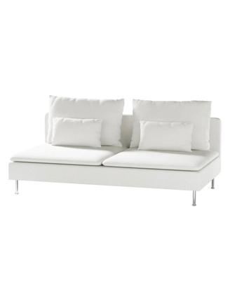 Divano sfoderabile lavabile Soderhamn Ikea Bianco