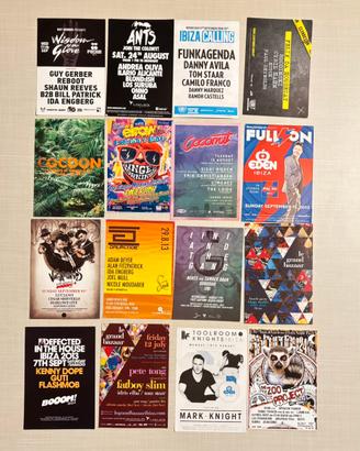 Lot 55 flyers ibiza top club evissa disco one nigh