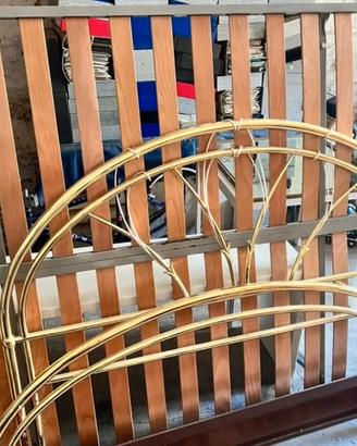 Testata in ottone letto matrimoniale