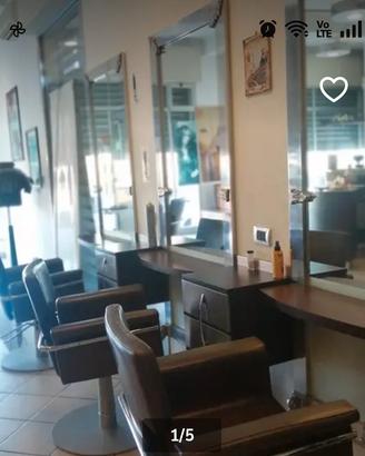 Arredamento sala per parrucchiera