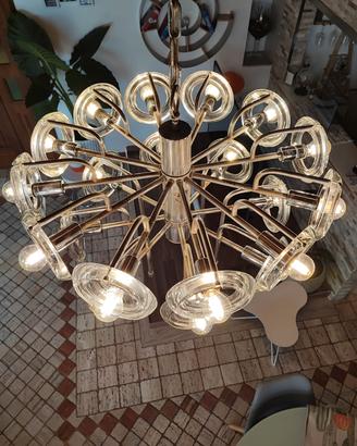 Lampadario anni 70 Oscar Torlasco