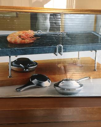 Pietra ollare Brandani con base in legno