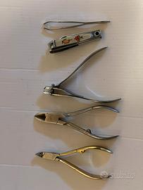 Set manicure e pedicure in acciaio inox