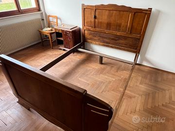 Letto antico legno massiccio