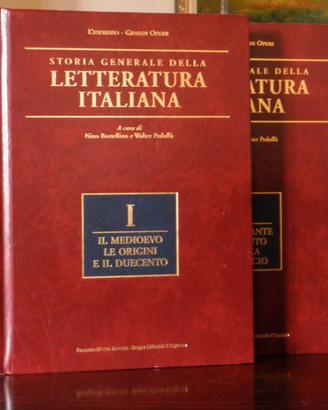 Storia generale della letteratura italiana 16 voll