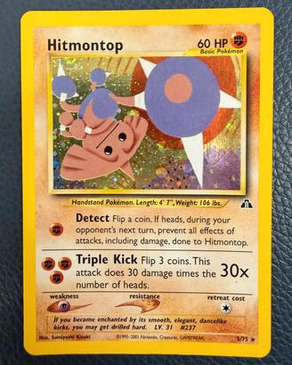 Hitmontop Holo ENG, Set Neo Discovery 3/75