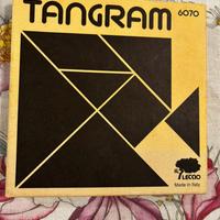 Tangram gioco da tavola vintage legno