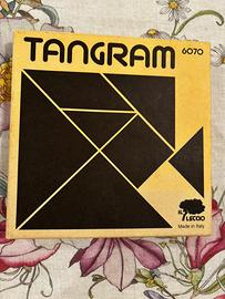 Tangram gioco da tavola vintage legno